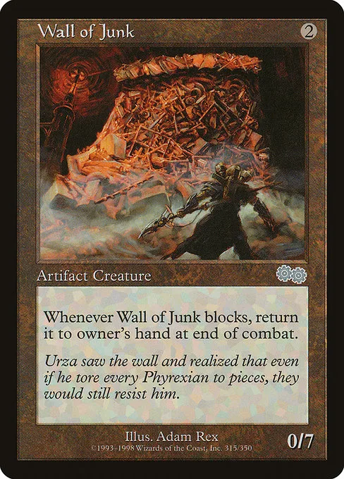 Wall of Junk · Urza's Saga 315/357