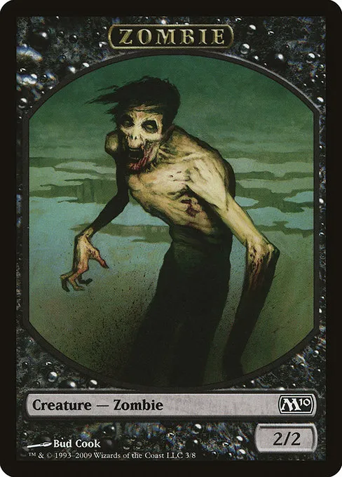 Zombie · Magic 2010 Tokens 3/8