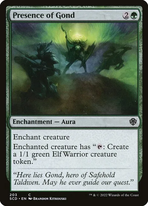 Presence of Gond · Starter Commander Decks 203/352