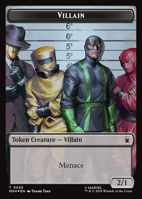 Villain · Marvel Super Heroes Tokens 25