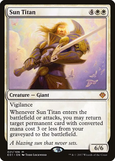 Sun Titan · Archenemy: Nicol Bolas 21/106