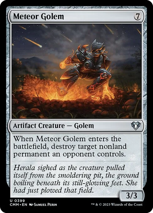 Meteor Golem · Commander Masters 399/1067