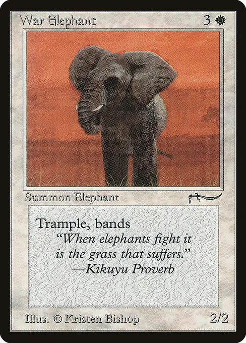 War Elephant · Arabian Nights 11†/92
