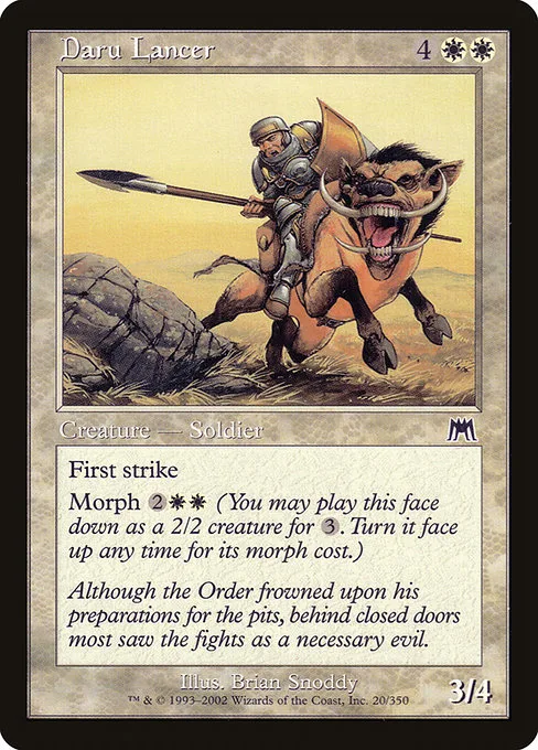 Daru Lancer · Onslaught 20/351
