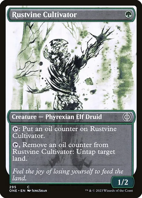 Rustvine Cultivator · Phyrexia: All Will Be One 295/479