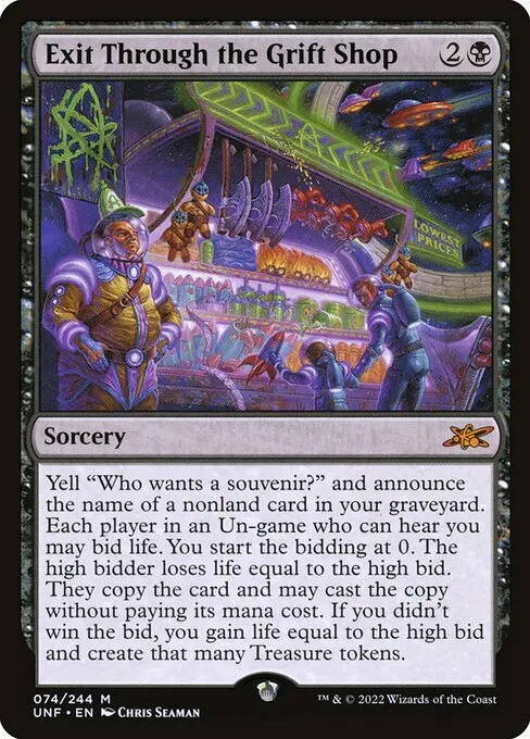 Exit Through the Grift Shop · Unfinity 74/639