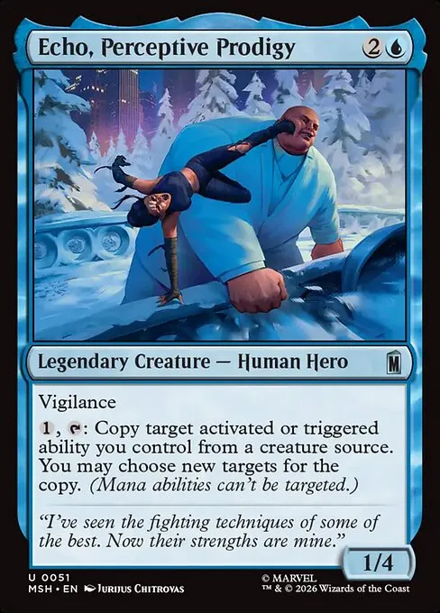 Echo, Perceptive Prodigy · Marvel Super Heroes 51/24