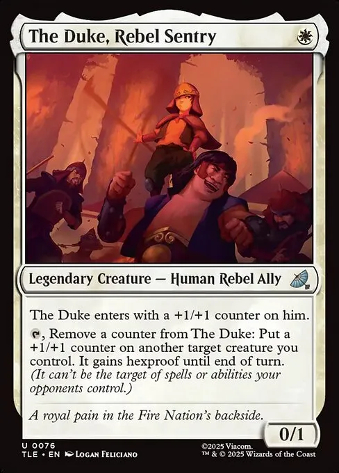 The Duke, Rebel Sentry · Avatar: The Last Airbender Eternal 76/317
