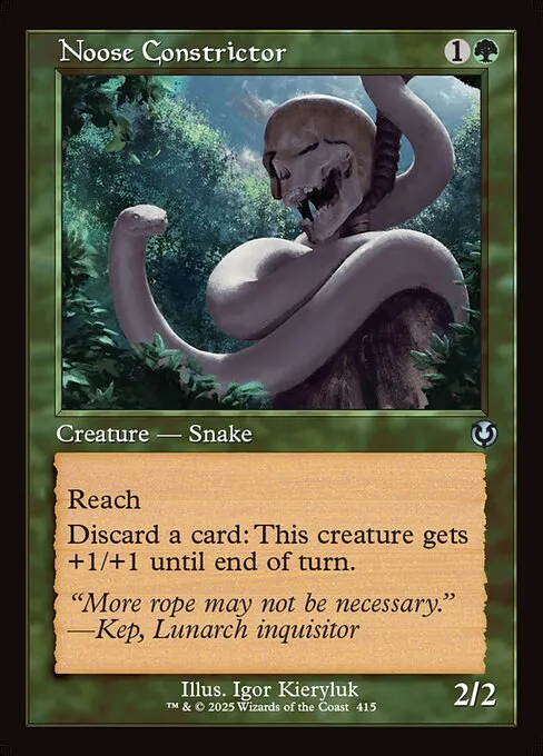 Noose Constrictor · Innistrad Remastered 415/495