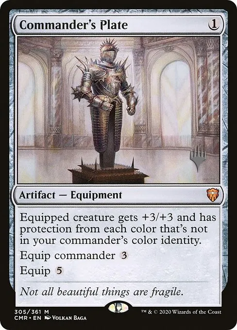 Commander's Plate · Commander Legends Promos 305p/6