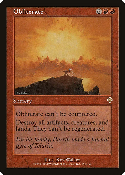 Obliterate · Invasion 156/354