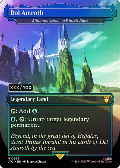 Minamo, School at Water's Edge · Tales of Middle-earth Commander 399z/591