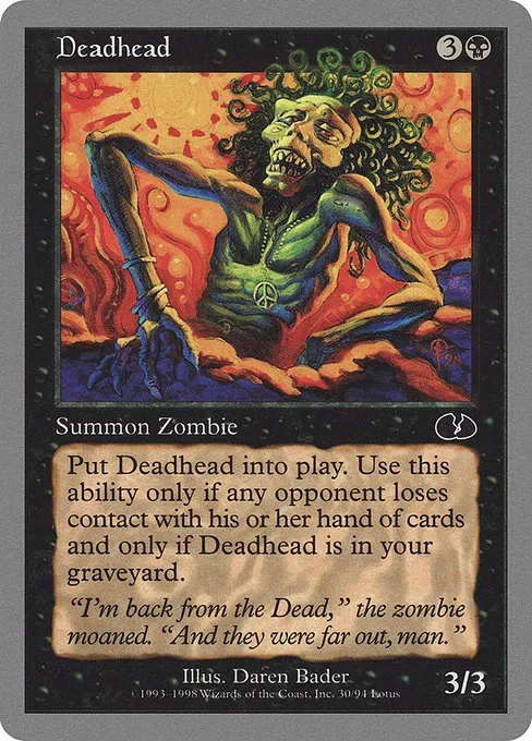 Deadhead · Unglued 30/88