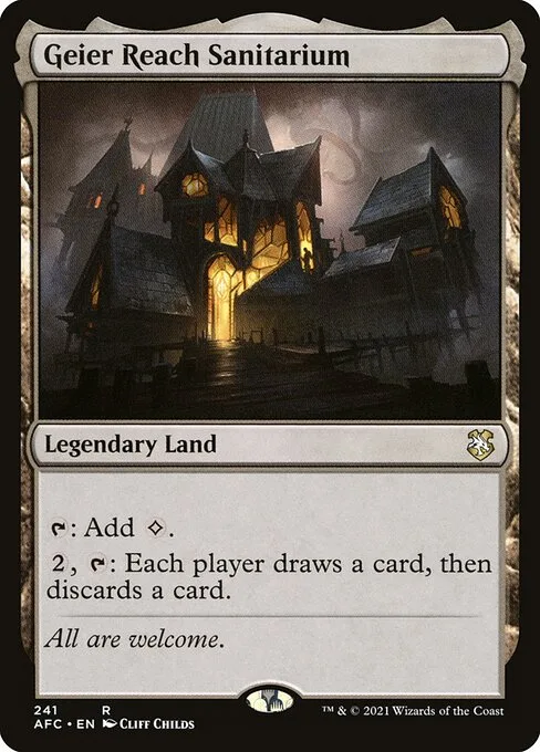 Geier Reach Sanitarium · Forgotten Realms Commander 241/331