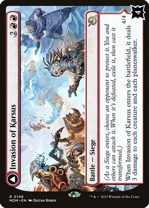 Invasion of Karsus // Refraction Elemental · March of the Machine Promos 146s/144