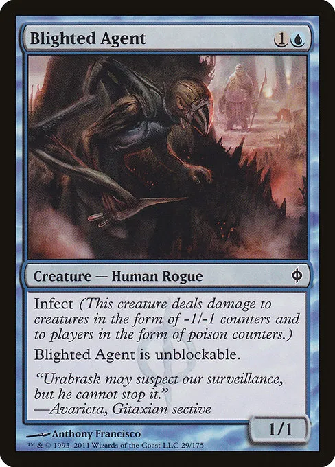Blighted Agent · New Phyrexia 29/175