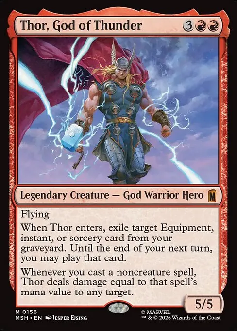 Thor, God of Thunder · Marvel Super Heroes 156/24