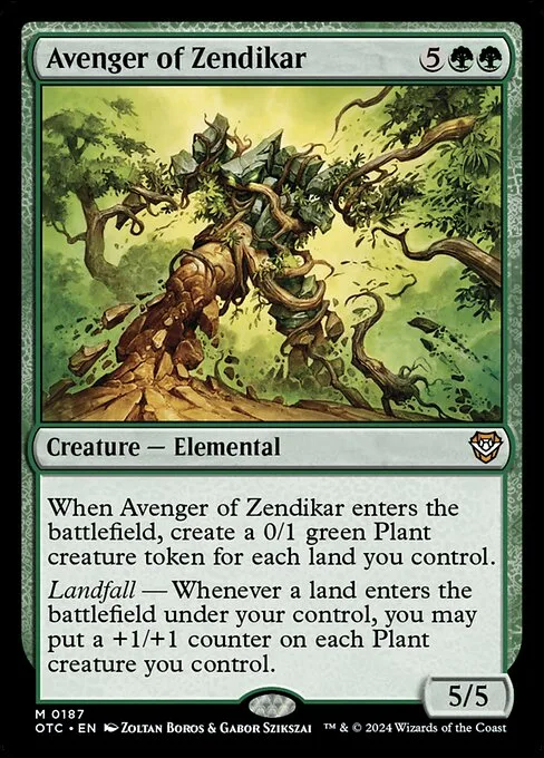 Avenger of Zendikar · Outlaws of Thunder Junction Commander 187/342