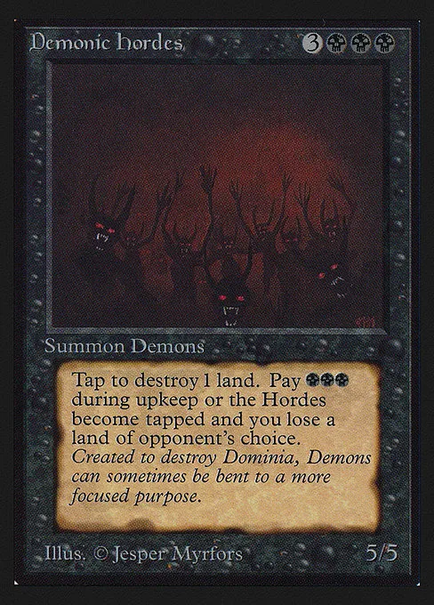 Demonic Hordes · Collectors' Edition 104/302