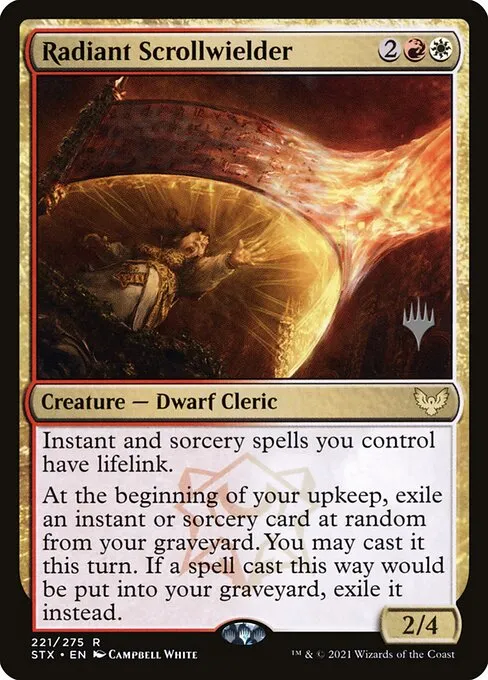 Radiant Scrollwielder · Strixhaven: School of Mages Promos 221p/164