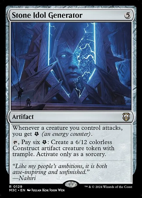 Stone Idol Generator · Modern Horizons 3 Commander 129/398
