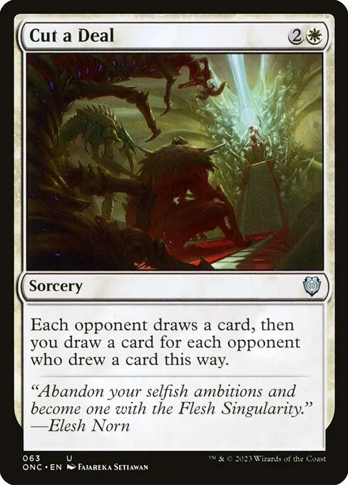 Cut a Deal · Phyrexia: All Will Be One Commander 63/174