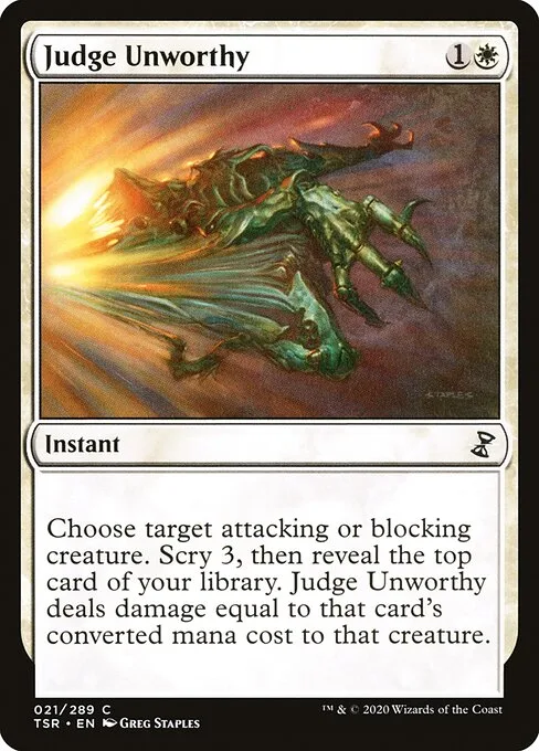 Judge Unworthy · Time Spiral Remastered 21/411