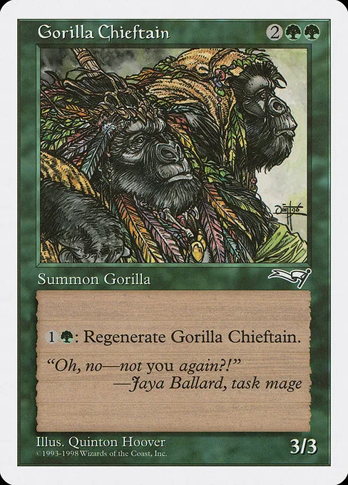Gorilla Chieftain · Anthologies 57/85
