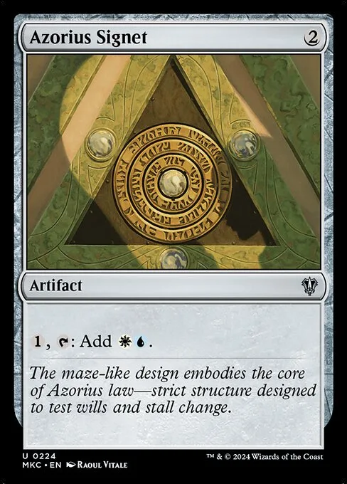 Azorius Signet · Murders at Karlov Manor Commander 224/358