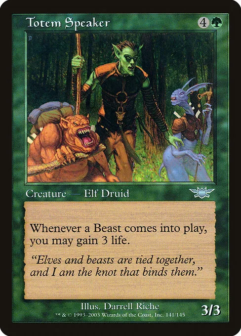 Totem Speaker · Legions 141/145