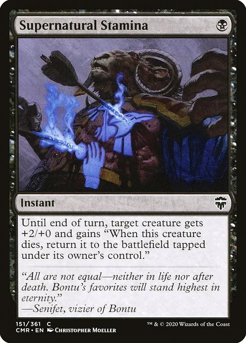 Supernatural Stamina · Commander Legends 151/718