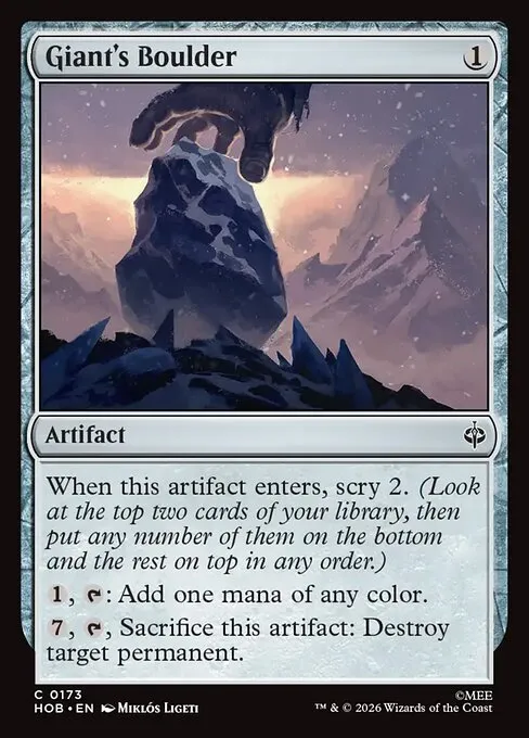 Giant's Boulder · The Hobbit 173/39