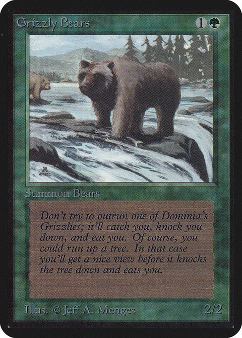 Grizzly Bears · Limited Edition Alpha 199/295