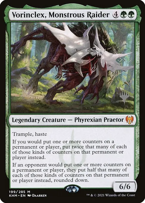Vorinclex, Monstrous Raider · Kaldheim Promos 199p/158
