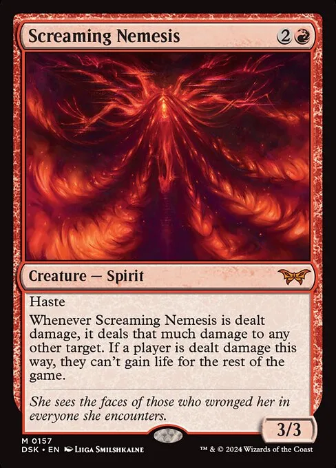 Screaming Nemesis · Duskmourn: House of Horror 157/419