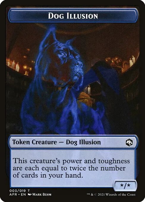 Dog Illusion · Adventures in the Forgotten Realms Tokens 3/22