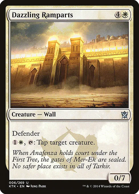 Dazzling Ramparts · Khans of Tarkir 6/293