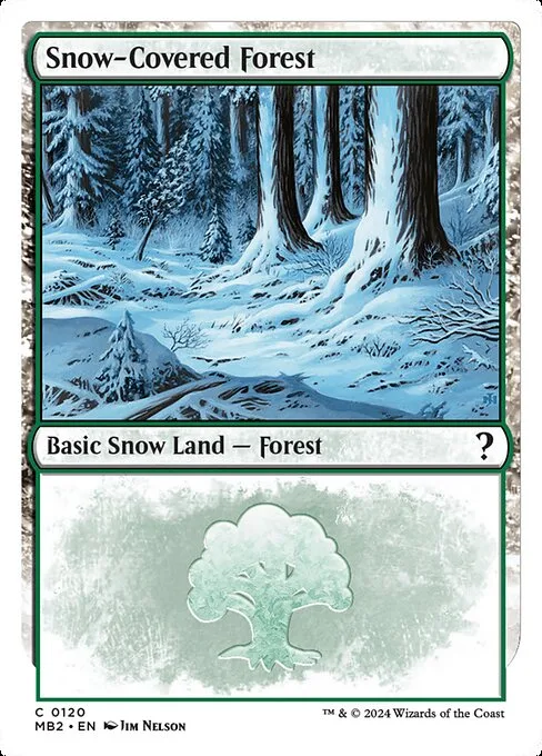 Snow-Covered Forest · Mystery Booster 2 120/385