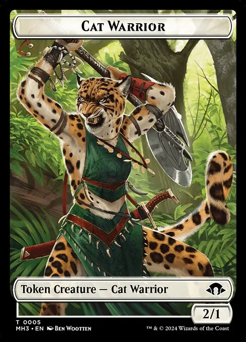 Cat Warrior · Modern Horizons 3 Tokens 5/43