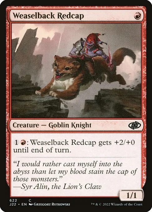 Weaselback Redcap · Jumpstart 2022 622/835