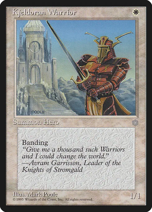 Kjeldoran Warrior · Ice Age 41/383