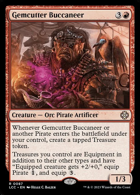 Gemcutter Buccaneer · The Lost Caverns of Ixalan Commander 87/370