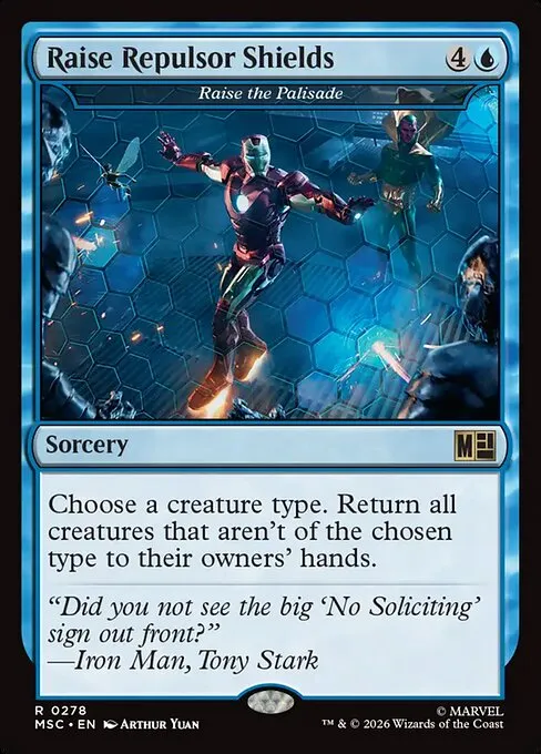 Raise the Palisade · Marvel Super Heroes Commander 278/9
