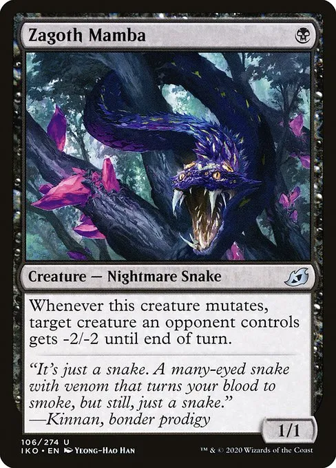 Zagoth Mamba · Ikoria: Lair of Behemoths 106/390