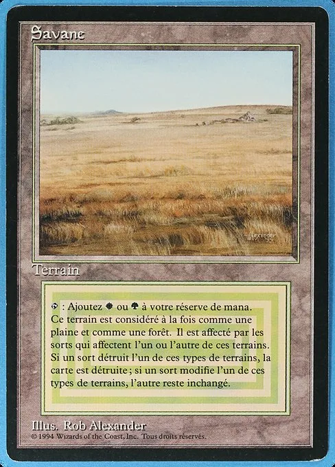 Savannah · Foreign Black Border 285/307