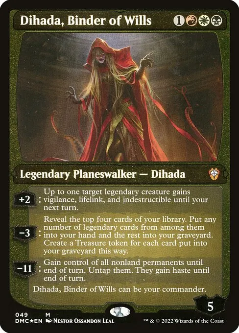 Dihada, Binder of Wills · Dominaria United Commander 49/240