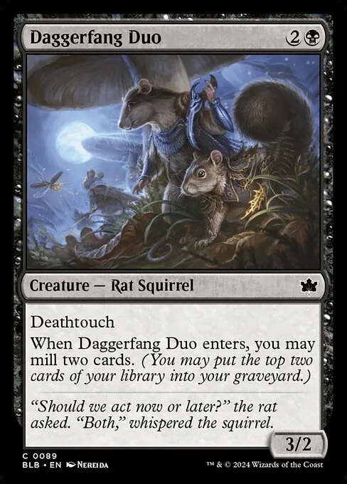 Daggerfang Duo · Bloomburrow 89/398