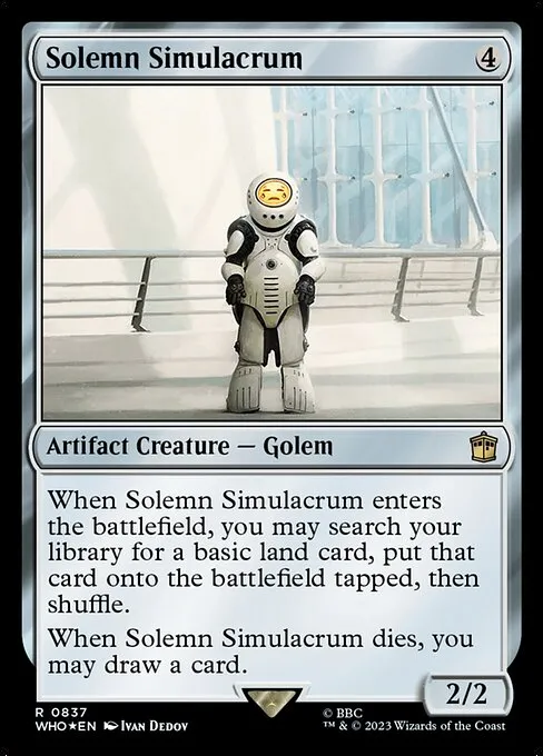 Solemn Simulacrum · Doctor Who 837/1178