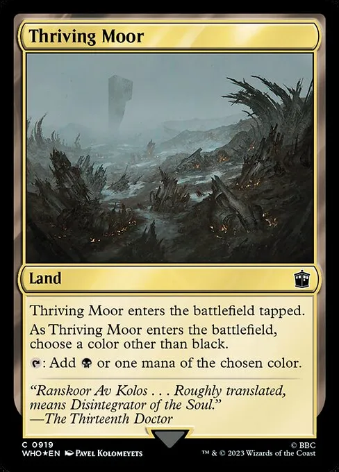 Thriving Moor · Doctor Who 919/1178