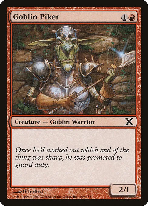 Goblin Piker · Tenth Edition 209/510